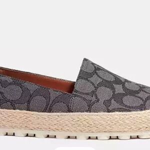 NEW Coach signature sig”C” I didn’t design slip on espadrille